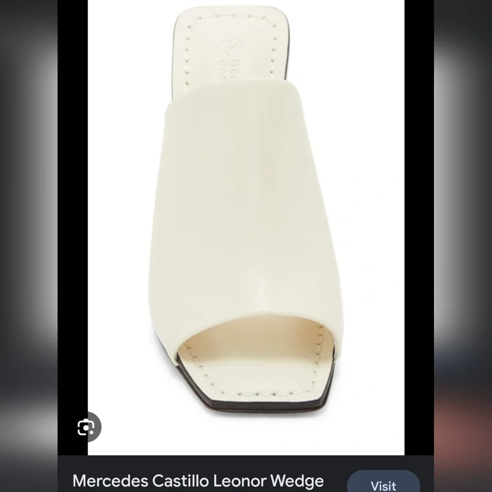 MERCEDES CASTILLO Wedge 7.5 ivory